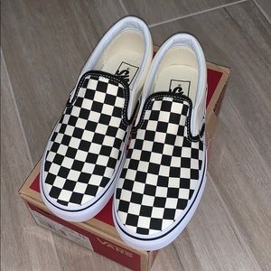 NWT Vans Checkered Shoes